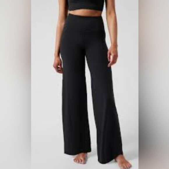 Elation Wide Leg Pant 2X Petite Black - Picture 1 of 15